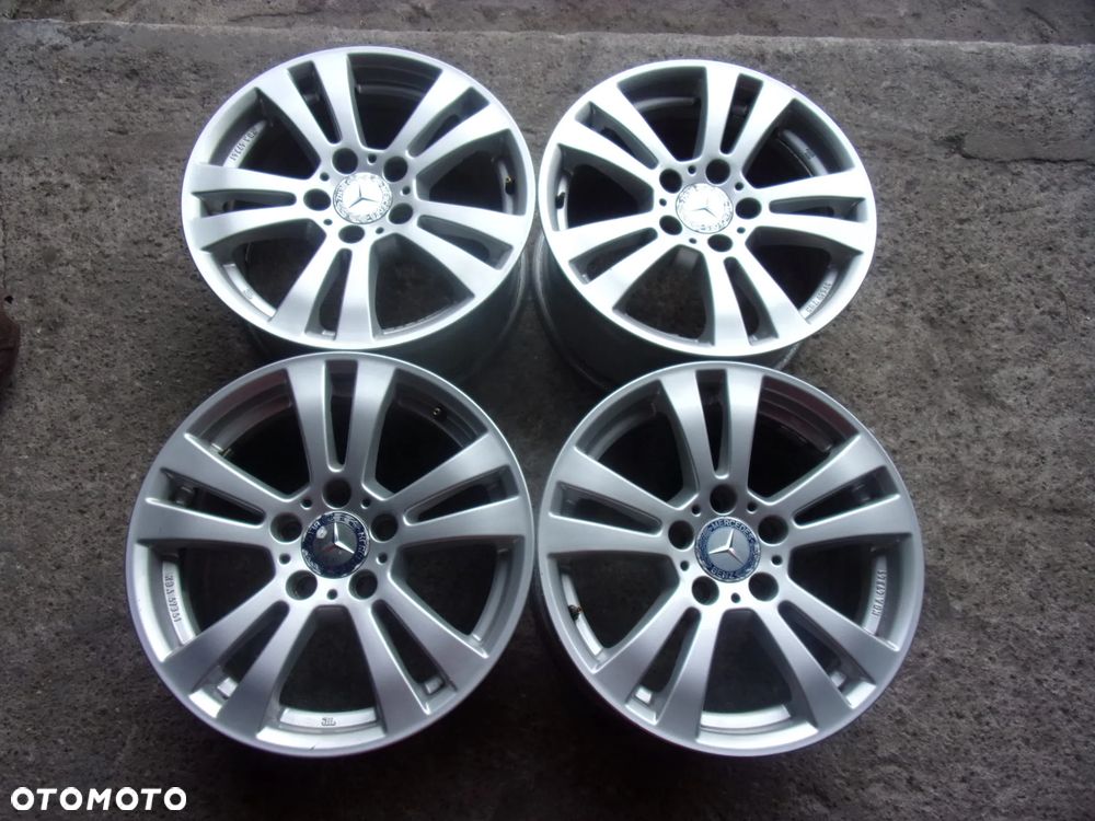 Alufelgi felga aluminiowa MERCEDES 16" 5 x 112 7,5Jx16H2 ET45 - 1