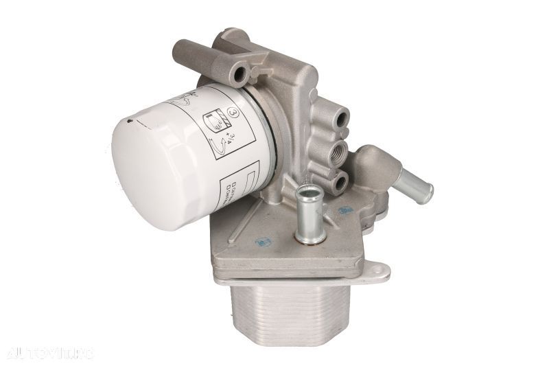 Radiator racire ulei motor, termoflot Fiat Ducato, 04.2006-2014, Ford Transit 2006-2014; Peugeot Boxer 2006-2014; motor 2.2 MultiJet, 2.2 DHI; 2.2 Tdci diesel, 80x120x55 mm, cu carcasa filtru, din aluminiu - 1