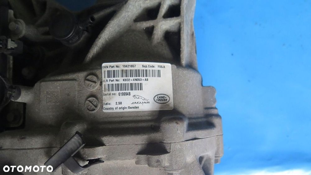 Most Dyfer Tył Tylny LAND ROVER EVOQUE II L551 2,58 K8D2-4N053-AB - 2