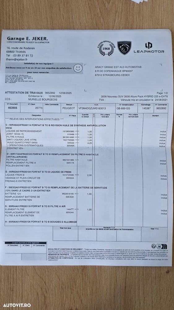 Peugeot 3008 225 e-EAT8 GT Pack - 38