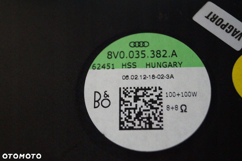 audi a3 8v subwoofer bang olufsen 8v0035382a tuba - 2