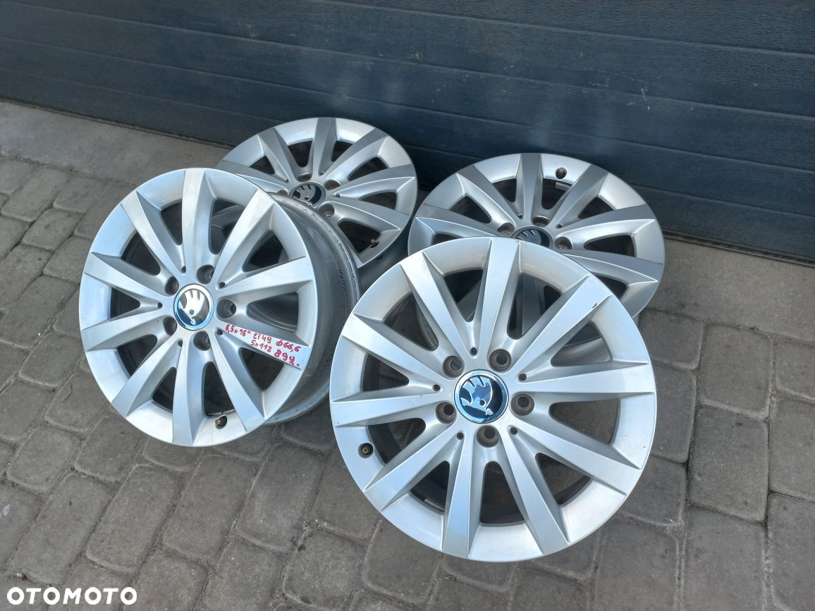 Felgi aluminiowe 16" 5x112 do Skoda - 3