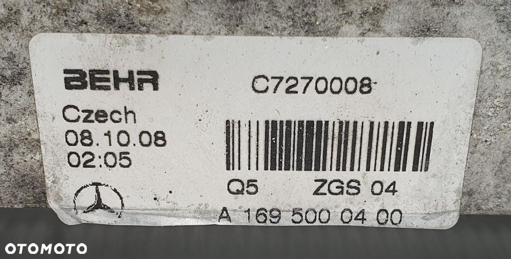 CHŁODNICZKA OLEJU SKRZYNI MERCEDES GLK X204 - 4