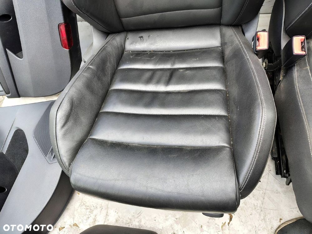 FOTEL FOTELE KANAPA TUNEL CZARNA SKÓRA GRZANE ELEKTRYCZNE GOLF 7 VII GTD HB - 14