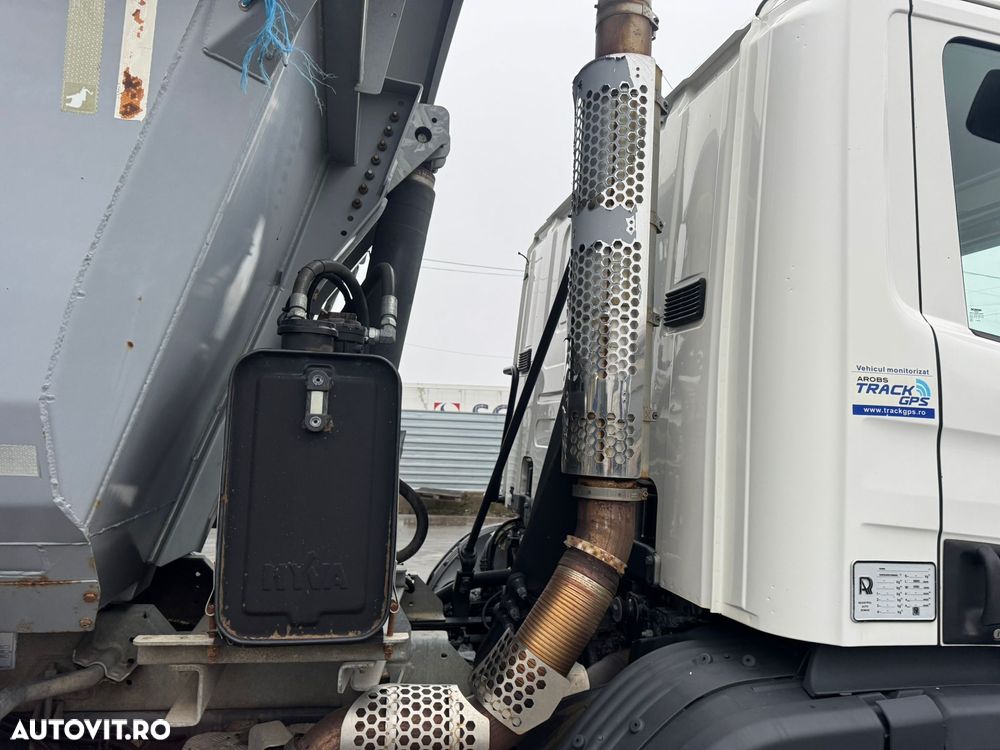 Scania P410 8x4 Basculanta Bena Posterioară Hardox Schmitz 18mc - 17