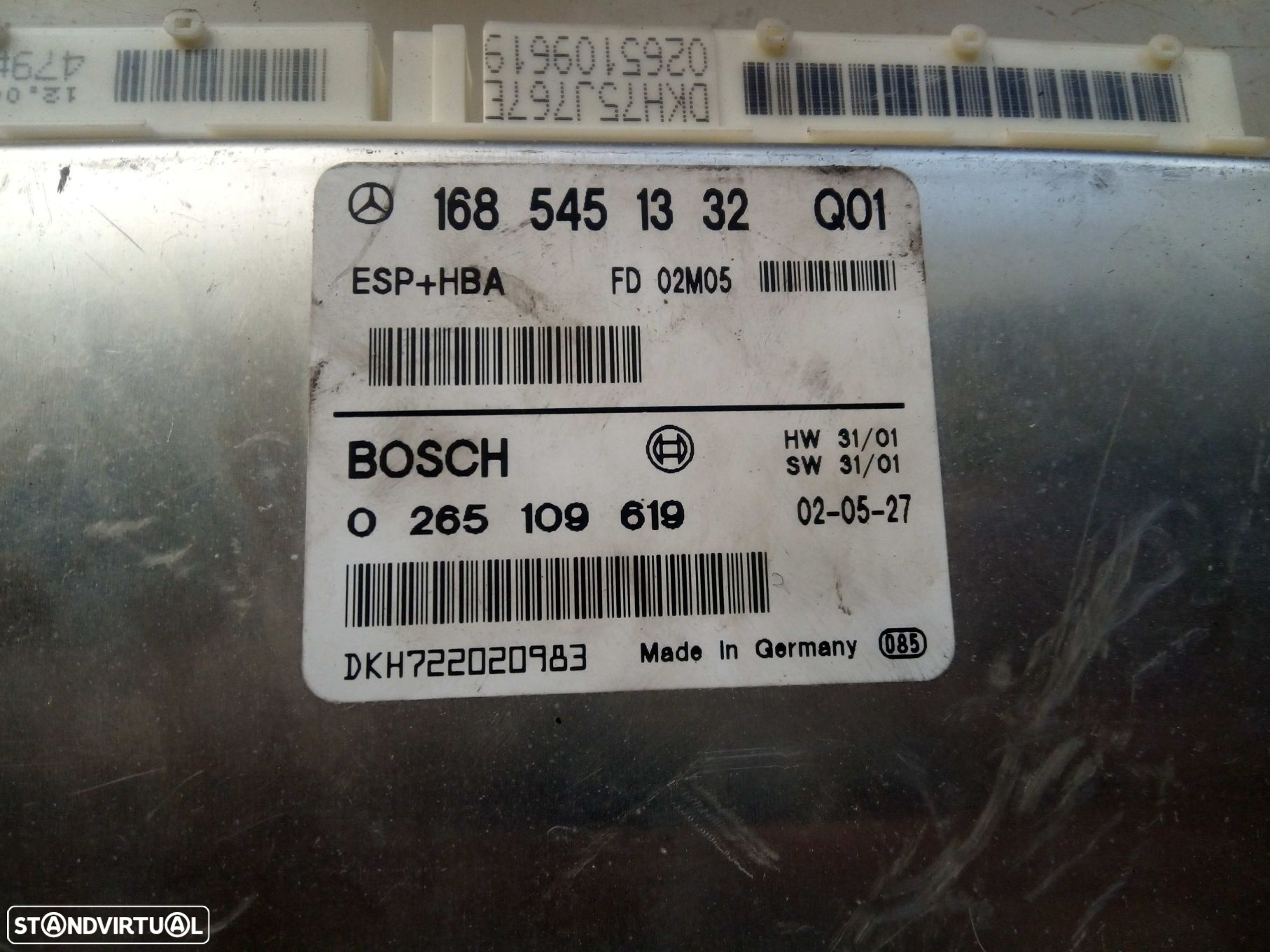 Centralina / Modulo Abs Mercedes-Benz A-Class (W168) - 2