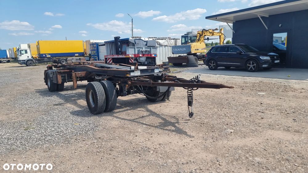Meiller 9.500zł netto PRZYCZEPA DO ZABUDOWY 6.95M GRUBA RAMA HAKOWIEC  MOŻLIWOŚĆ TRANSPORTU - 3