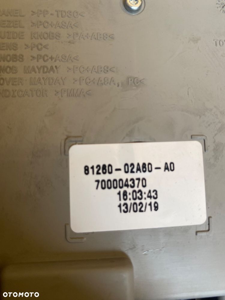 Toyota Corolla E21 E210 SEDAN  Hybrid HYBRYDA 2020r LAMPKA PODSUFITKI PODSUFITÓWKI  OŚWIETLENIE KABINY LAMPKA W PODSUFITKĘ  E 210 E 21 - 4