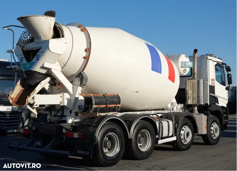 Renault C 430 8x4 Betoniera/Beton Mixer 9m3, TOP !!! - 4