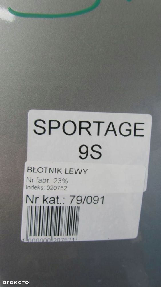 KIA SPORTAGE III BŁOTNIK LEWY PRZÓD 9S 10-14 - 7