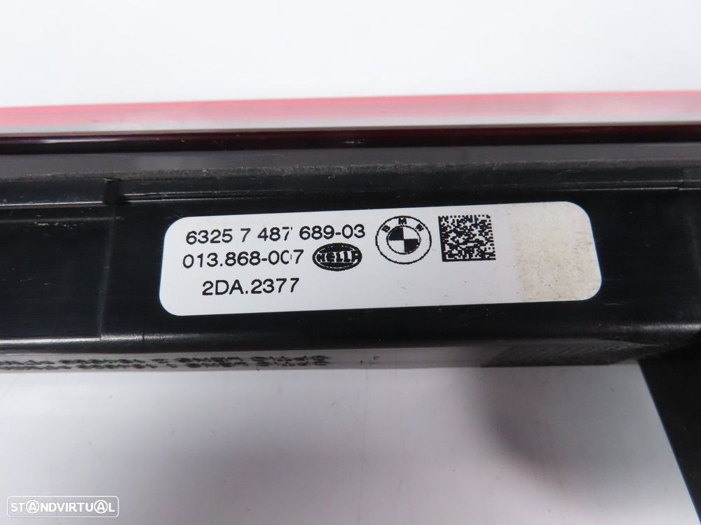 Farolim Terceira Luz Stop Usado / Original BMW X2 (F39) 63257487689 - 4