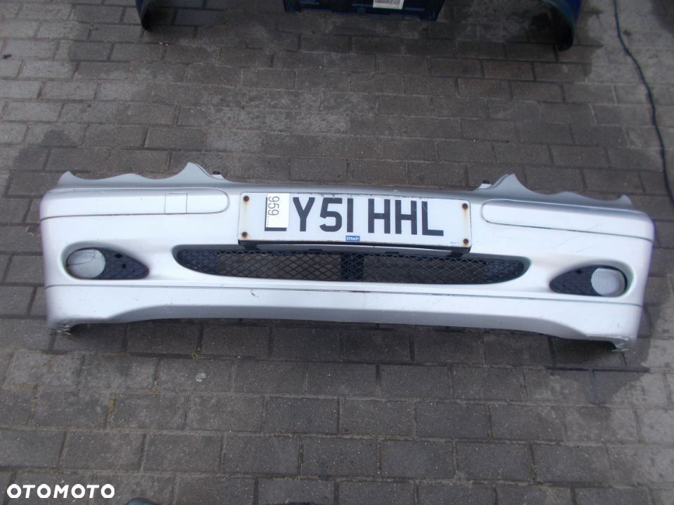 MERCEDES C-CLASS W203 ZDERZAK PRZÓD PRZEDNI KOMPLETNY HALOGENY 9783 - 1