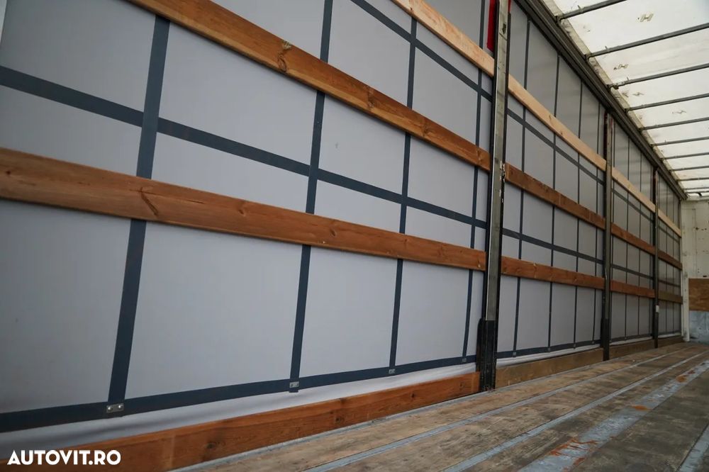 Fruehauf CITYLINER CORTINĂ / 1 AXĂ / DIRECȚIE / LUNGIME 11 M / CUREA CĂRUCIOR / PODEA REZISTENTĂ - 16