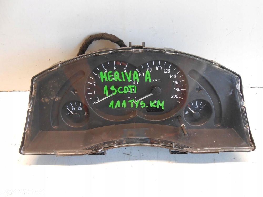 obrotomierz licznik zegary meriva a 1.3 cdti # - 1