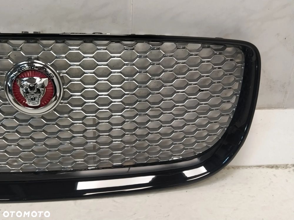 JAGUAR XJ X351 LIFT GRILL ATRAPA CHŁODNICY MASKOWNICA ZNACZEK CZARNY CHROM ORYGINAŁ - 5