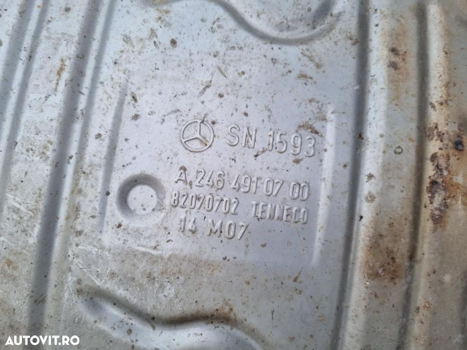 toba finala mercedes cod a2464910700 gla w156, b class w246 - 2