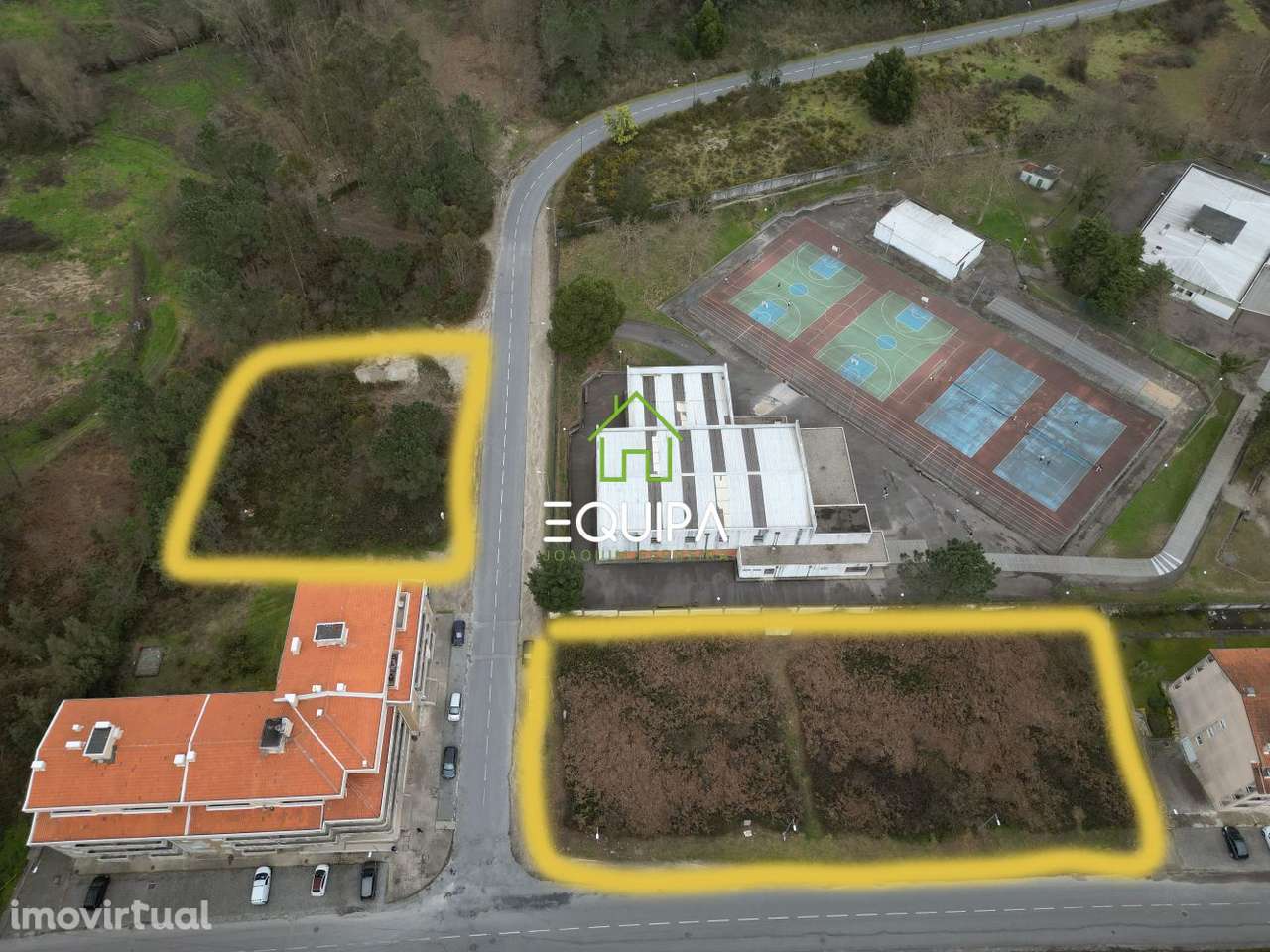 Terreno para construção com projeto aprovado em Frazão - Paços de - Grande imagem: 3/12