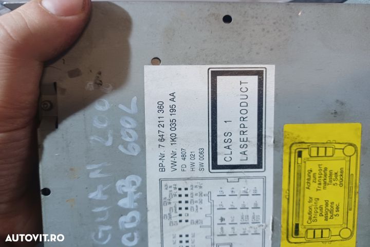 Navigatie auto 1K0035195AA Volkswagen VW Tiguan 1 5N [2007 - 2011] Cr - 5