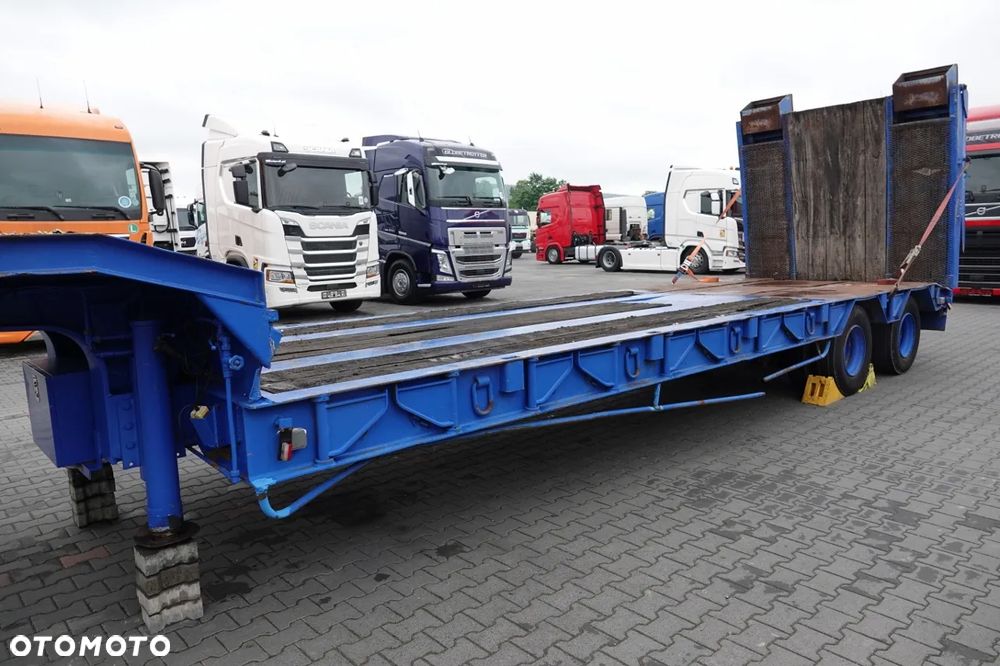 Kaiser LAWETA NISKOPODWOZIOWA / NAJAZDY HYDRAULICZNE / WCIĄGARKA / 2 OSIE / SPROWADZONA - 11