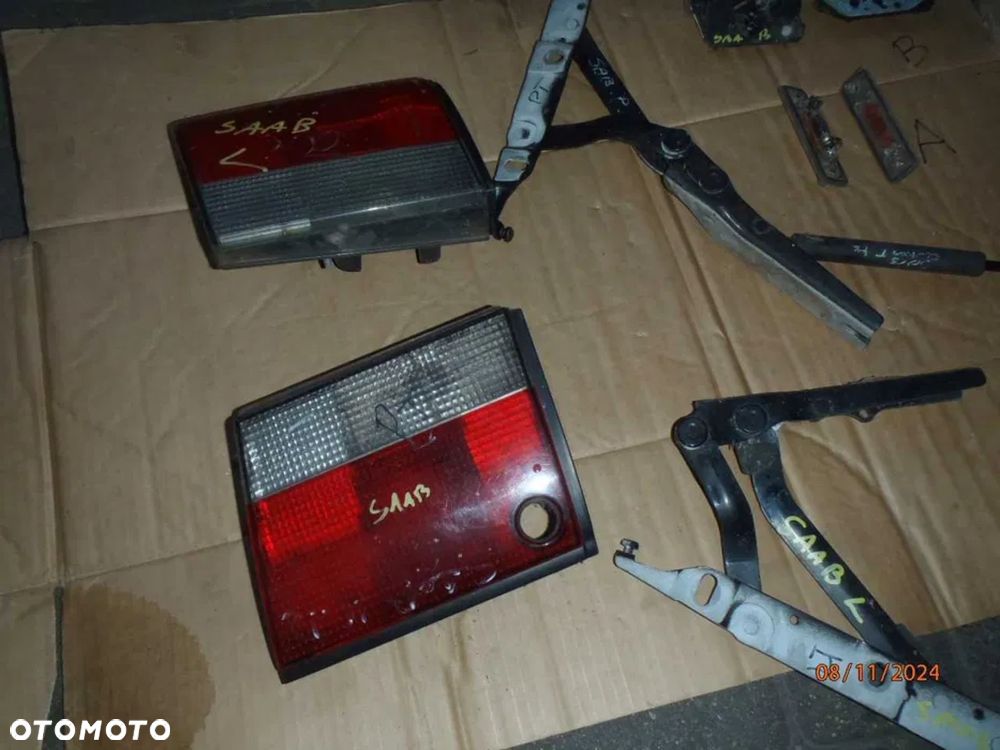 lampa tył tylna zawias wiązka przelotka tylnej klapy saab 900 cabrio - 1