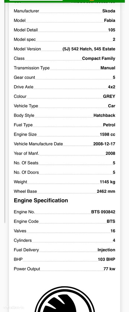 Skrzynia biegów manualna 5B VW SKODA SEAT AUDI 1.6 16v JHL - 5