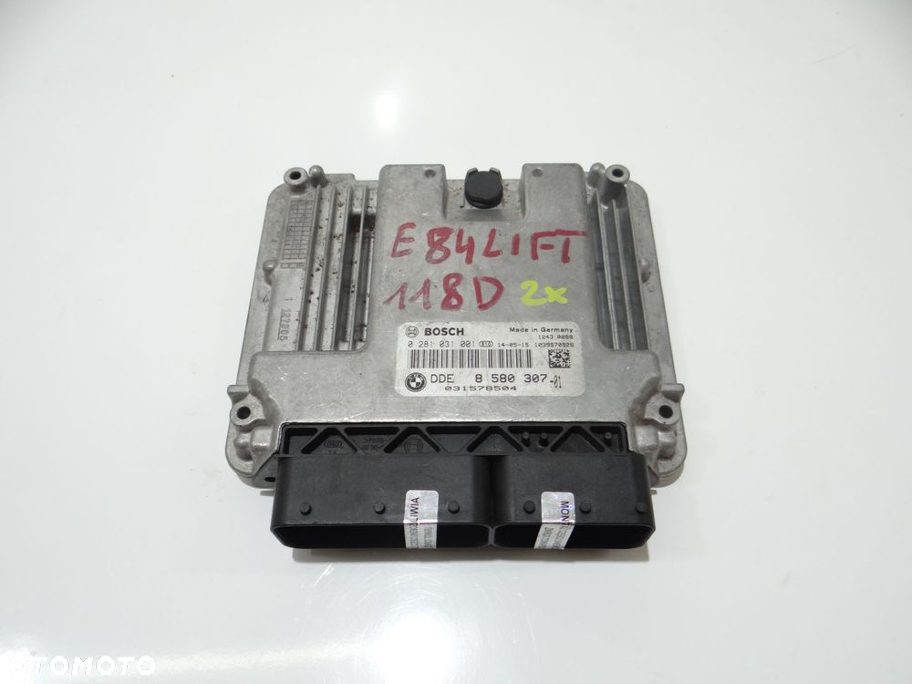 KOMPUTER STERONIK SILNIKA BMW X1 E84 LCI 118D 8580307 - 1