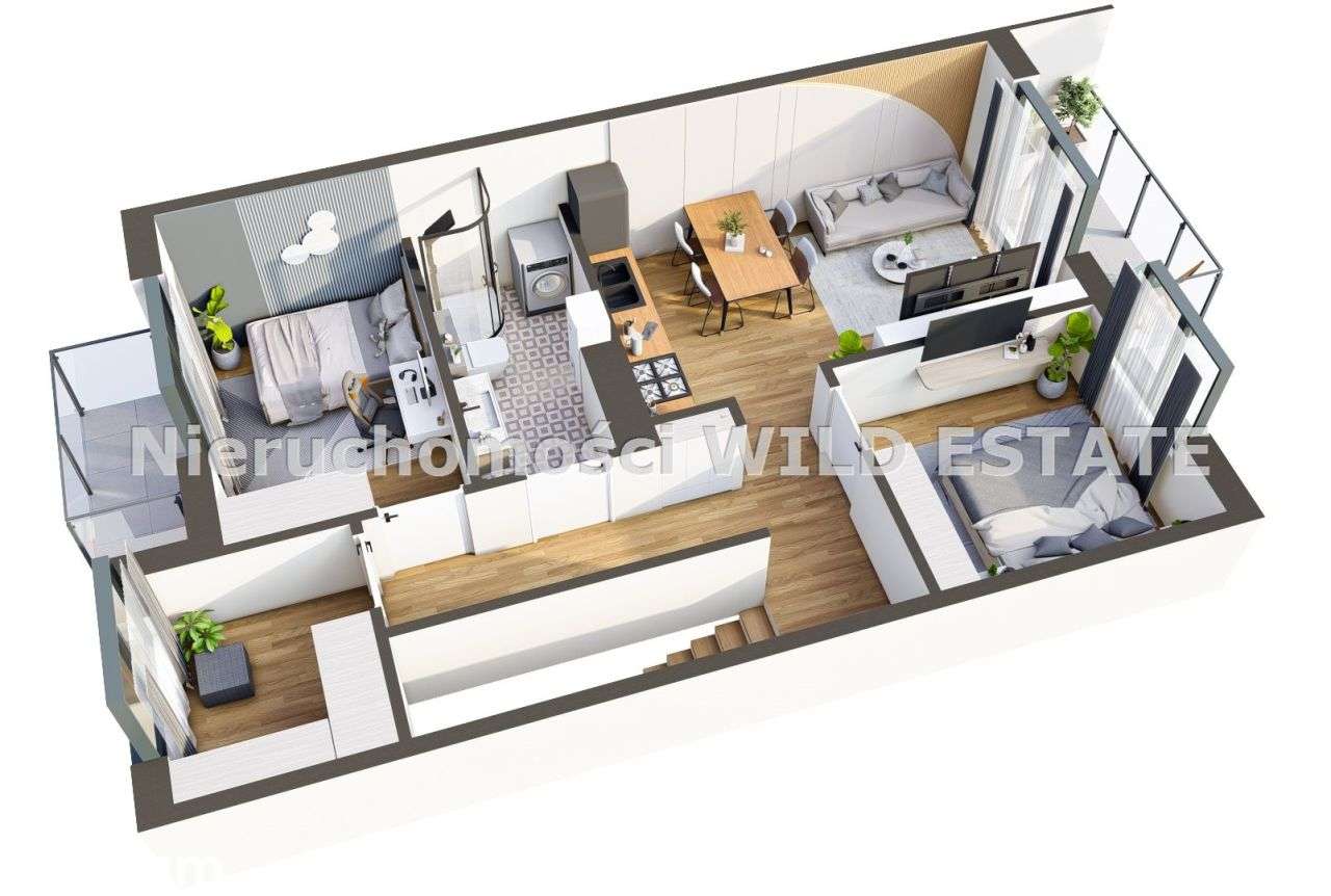 Mieszkanie, 57,79 m², Sanok