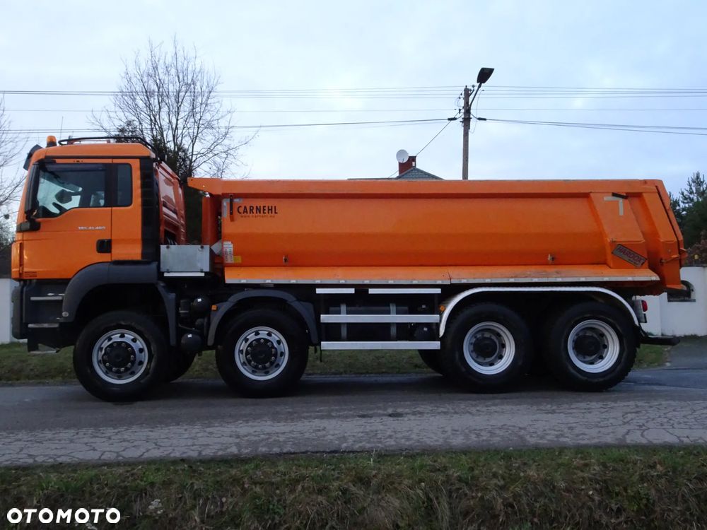MAN TGS 41.460 Mulda Kipper Carnehl  8x8 idealny stan DMC 41T - 3