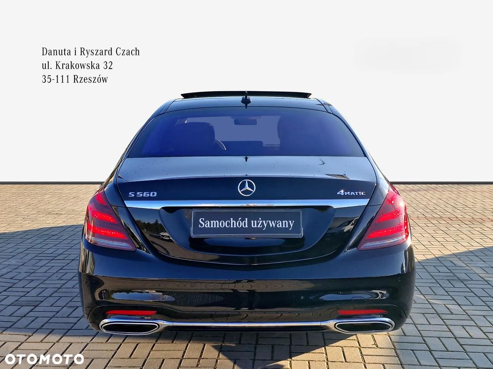 Mercedes-Benz Klasa S 560 4-Matic 9G-TRONIC - 4