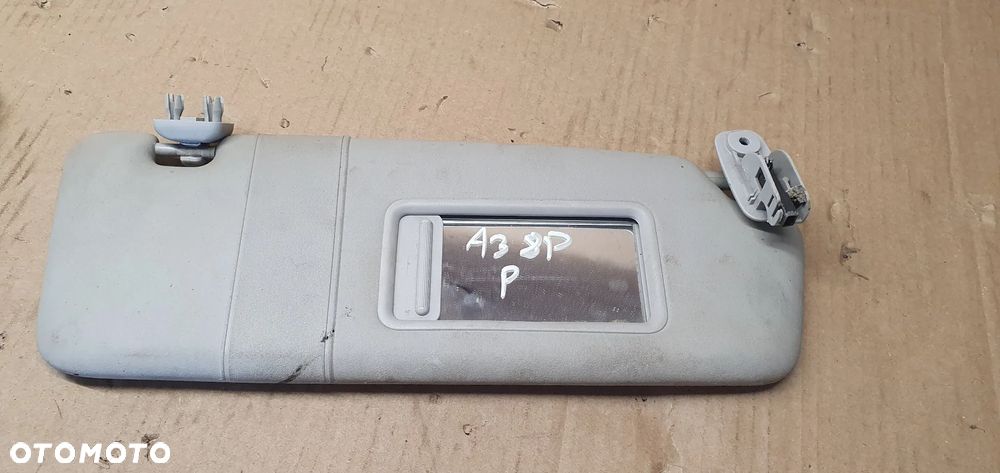 Słonecznik osłona przeciwsłoneczna prawa Audi A3 8P 8P0857552 - 4