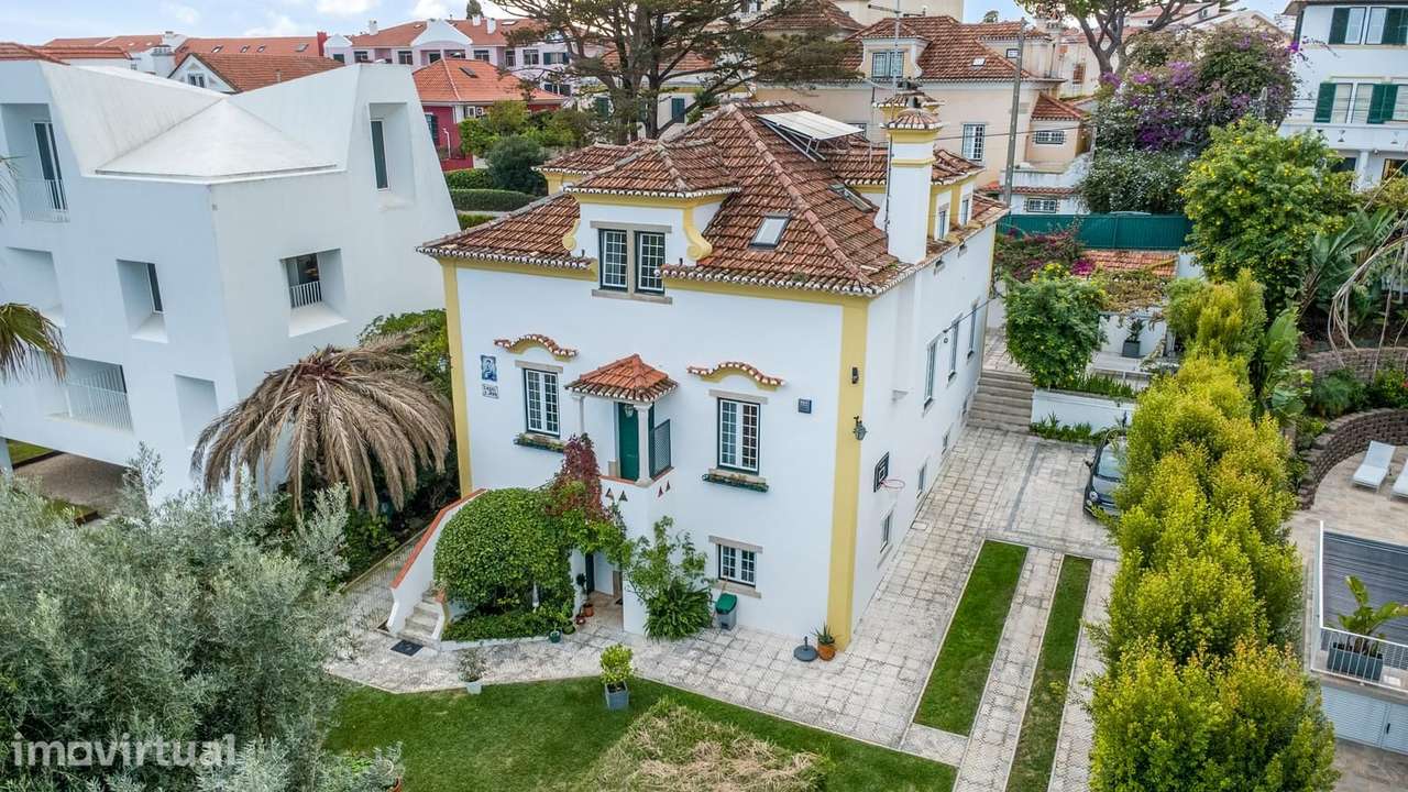 Moradia T5 com jardim, Monte Estoril, Cascais - Grande imagem: 2/38