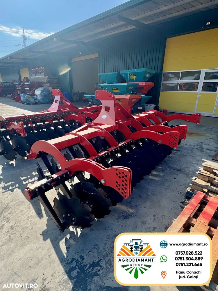 STRUMIK TIGER 4M - Disc Agricol cu talere independente - tavalug COARDA sau ELICOIDAL - 5