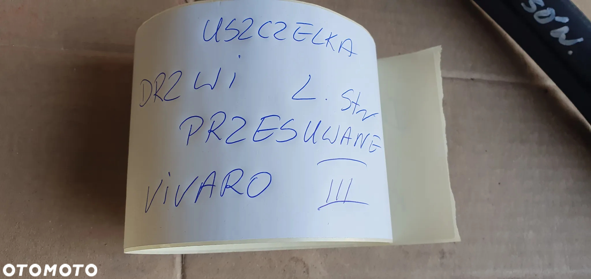 Uszczelka drzwi przesuwnych lewych Opel Vivaro B Trafic III - 6