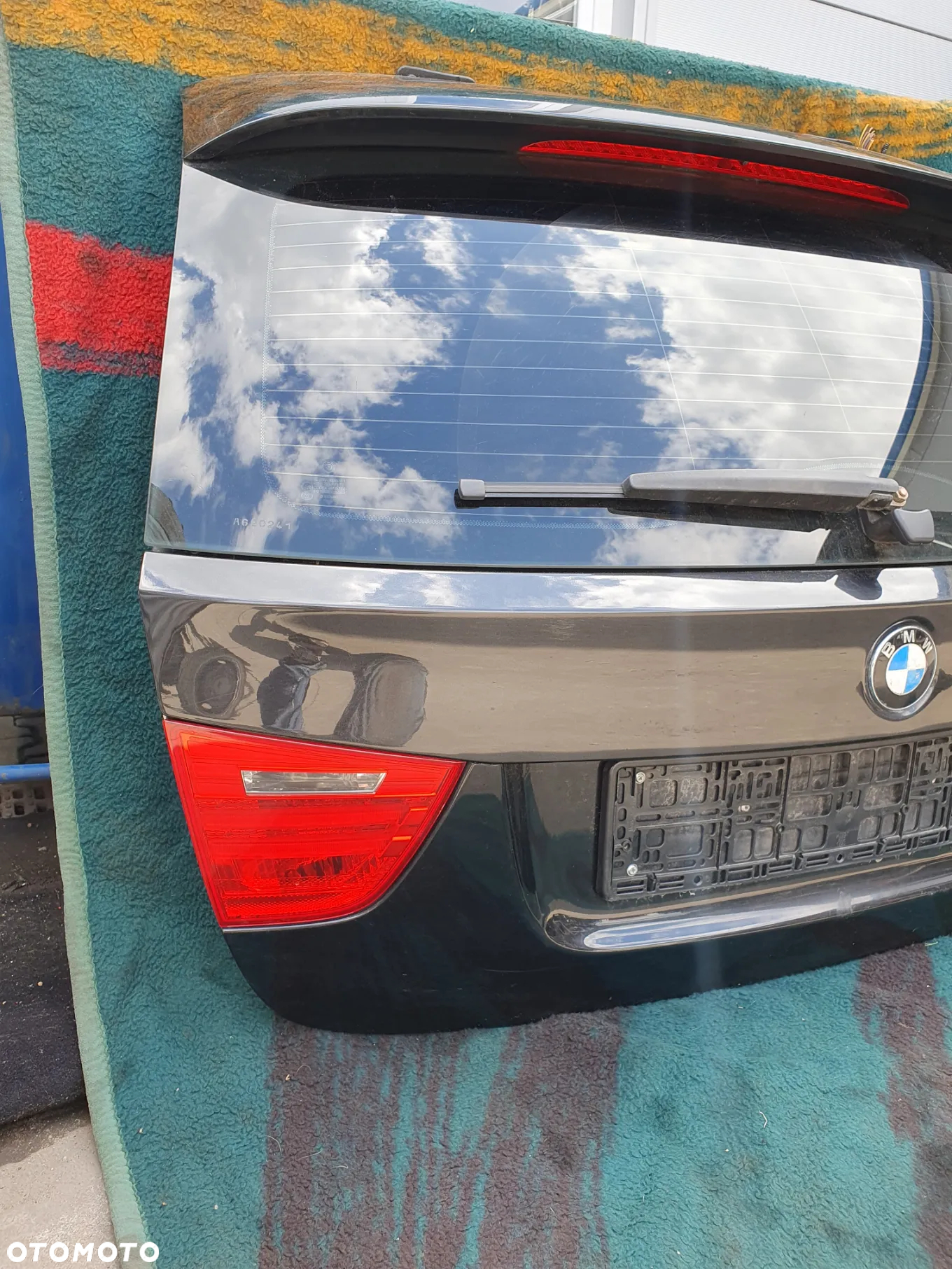 BMW 3 KOMBI E91 LIFT  KLAPA TYLNA BLACK SAPPHIRE METAL - 2