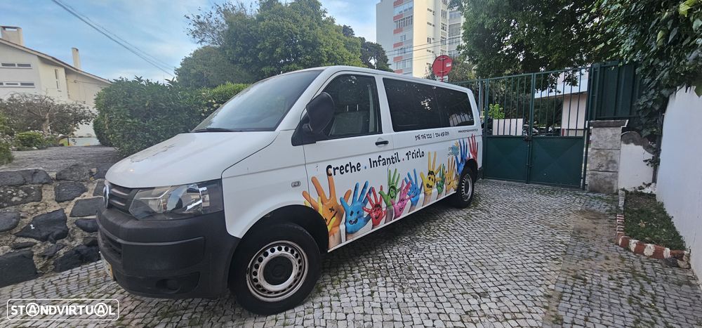 VW Transporter 2.0 TDi 114 L.Extra AC T.Crianças BlueMotion - 1