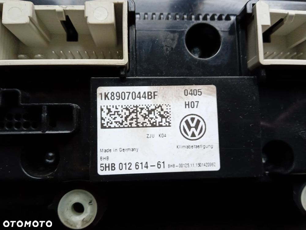 PANEL STEROWANIE KLIMATYZACJI VOLKSWAGEN 1K8907044BF - 3