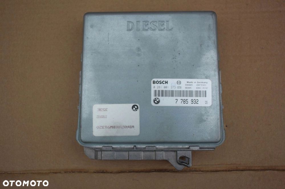Komputer sterownik silnika BMW 2.5 TDS M51 143KM E39 E38 7785932 0281001373 - 1