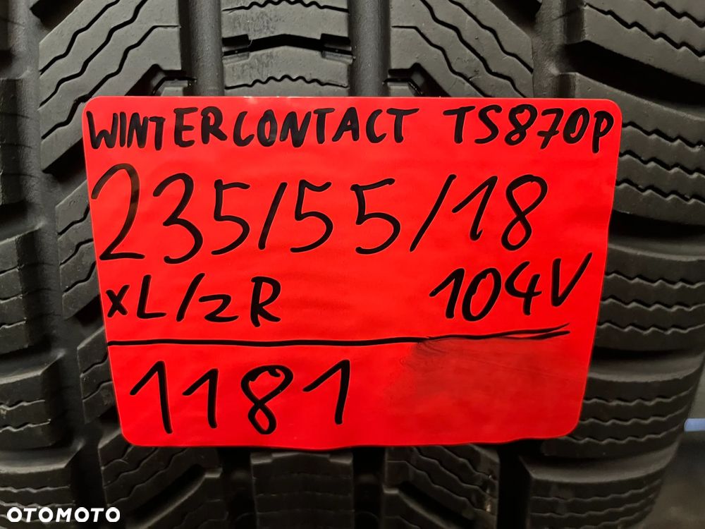 Continental 235 55 18 Winter Contact TS870P 1szt. Zima - 4