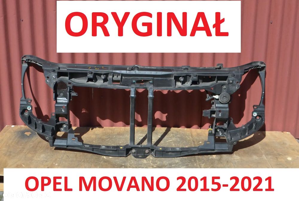 OPEL MOVANO III IV 2015-2021 Osłona Silnika Pod Silnik  Pokrywa Silnika Biała Zderzak przód Błotnik - 6