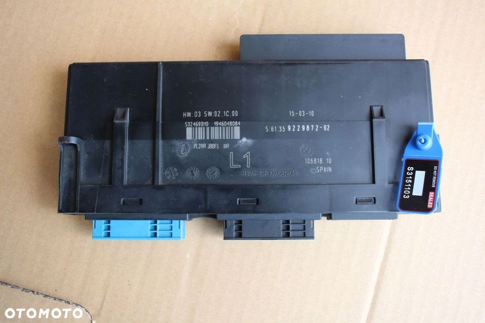 Moduł komfortu BMW e92 e81 e82 9229872 L1 - 1