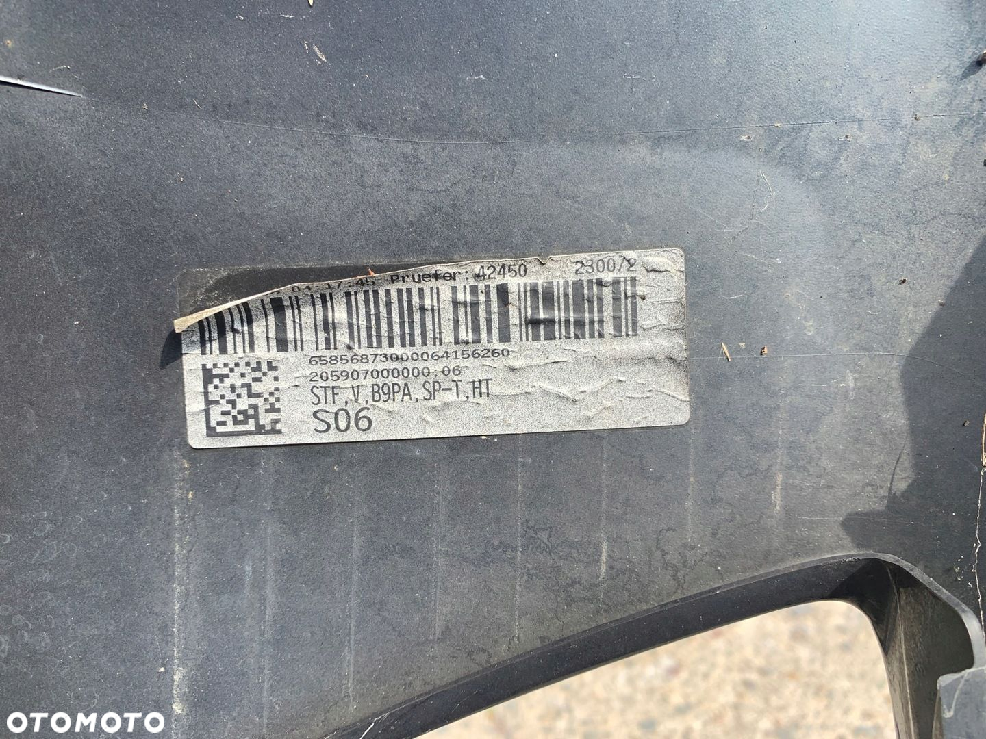ZDERZAK AUDI A4 B9 LIFT 8W0 19 PRZÓD NR N77 - 11