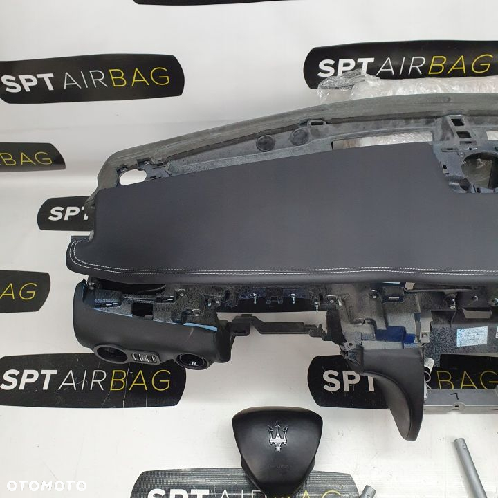 MASERATI QUATTROPORTE DESKA ROZDZIELCZA KONSOLA KOKPIT PULPIT PODUSZKI AIRBAG AIR BAG PASY KIT SET - 2