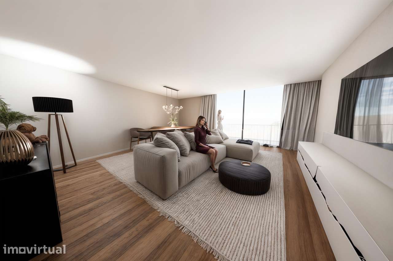 T1 Novo Último Piso c/ Varanda em Matosinhos (Senhora da Hora) - Grande imagem: 2/10