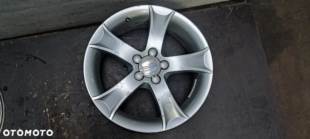 FELGI ALUMINIOWE 5x100 6.5J x16 CALI ET 43 fi 57.1 VW SEAT SKODA RONAL 4 SZTUKI KOMPLET - 7