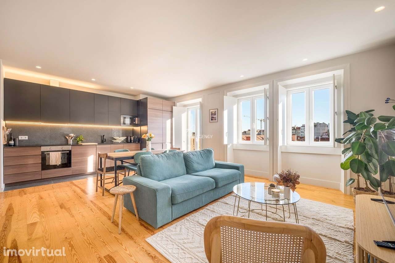 Apartamento T3 Duplex com Espaço Exterior e Vista Rio - Grande imagem: 3/30