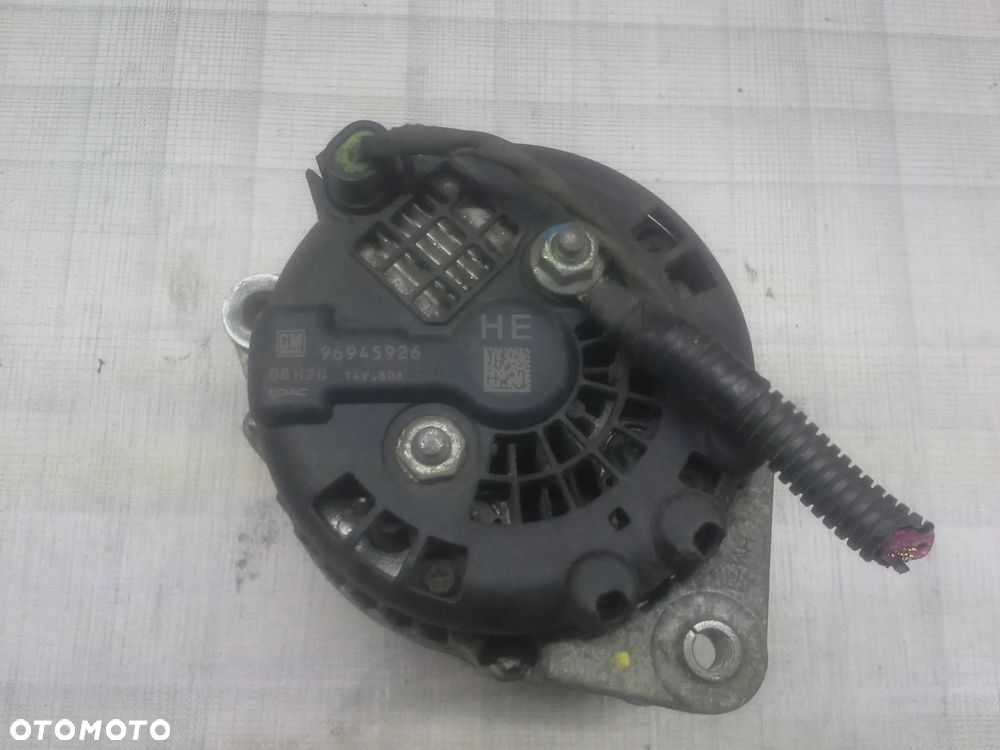 Chevrolet Aveo T250 T255 alternator 80 Amper GM 96945926 - 6