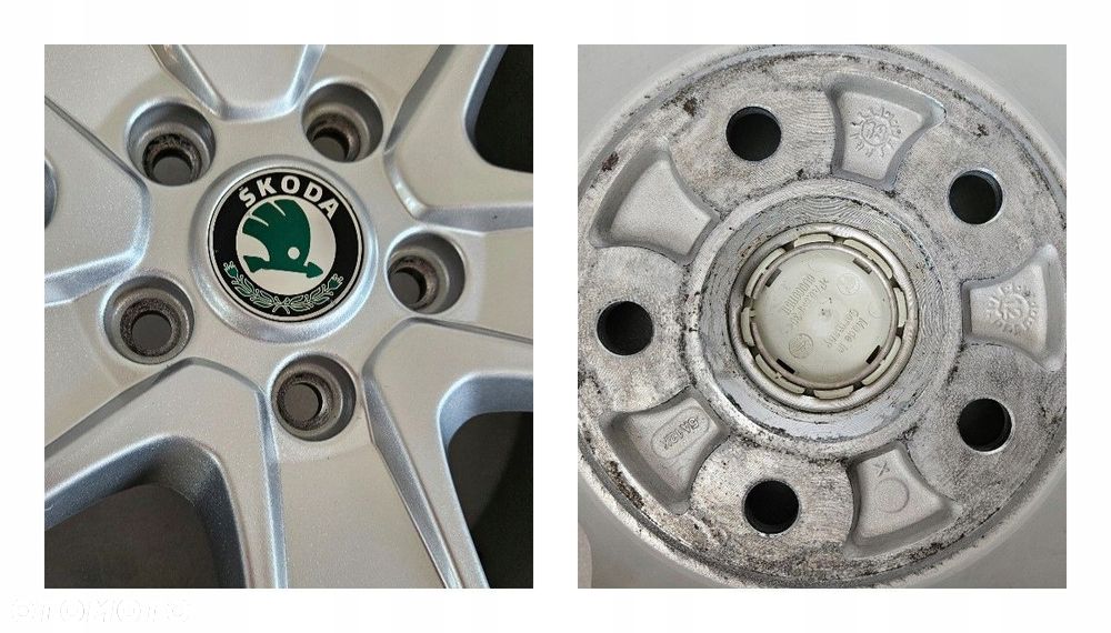 FELGI SKODA OCTAVIA II 1Z0 SUPERB II YETI 6,5x16 16 ET50 5X112 - 12
