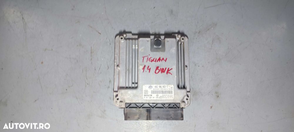 ECU volkswagen vw tiguan 2009 1.4 TSI motor BWK cod 03C906032T - 3
