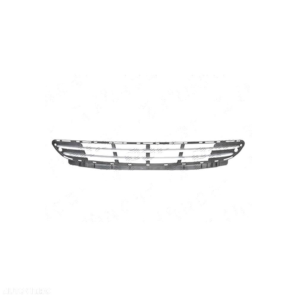 Grila bara Mercedes Clasa C (W203) 2004-03.2007 Fara Varianta Coupe, Fata centrala, Gri/negru, 2038801005 - 1