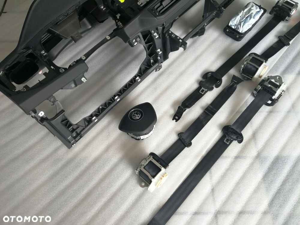 KONSOLA KOKPIT VW POLO VI AW PODUSZKI AIRBAG - 2